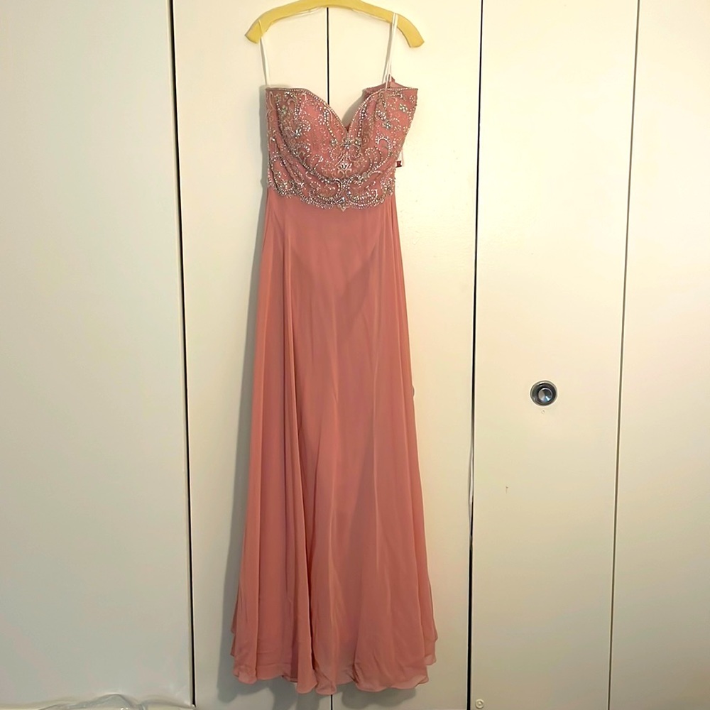 Size 24 Mauve Alyce Formal Gown